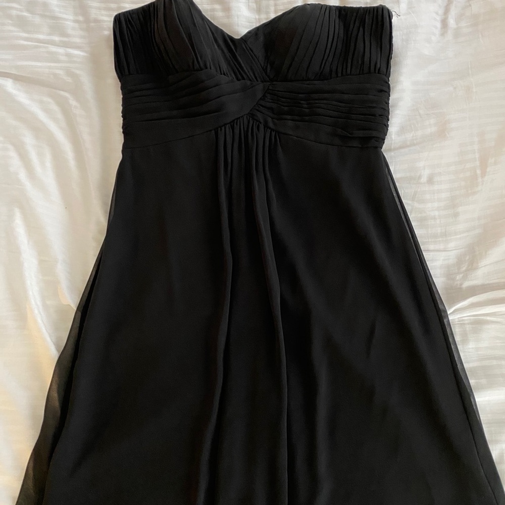 White House Black Market Strapless LBD